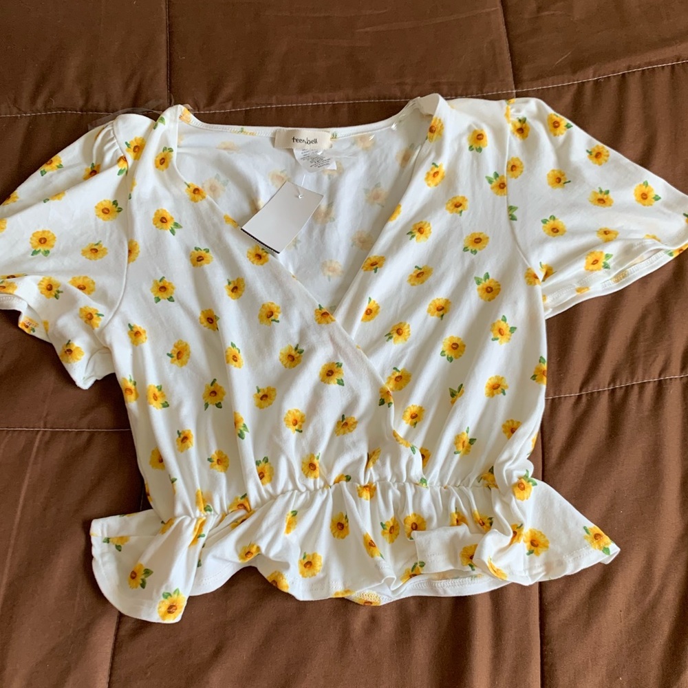 Floral crop top